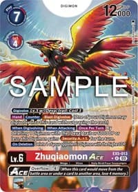 Zhuqiaomon ACE (Alternate Art) - Animal Colosseum - Digimon Card Game card