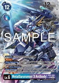MetalGarurumon (X Antibody) (1 Star Alternate Art) - Animal Colosseum - Digimon Card Game card