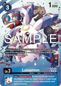 Lunamon (Alternate Art) - Animal Colosseum - Digimon Card Game card