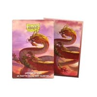 Dragon Shield Limited Edition Art Japanese Brushed Sleeves - Year Of The Wood Dragon 2024 (60-Pack) - Dragon Shield Card Sleeves - Card Sleeves card