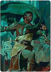 Aragorn, Hornburg Hero Art Card - Art Series: Universes Beyond: The Lord of the Rings: Tales of Middle-earth - Magic: The Gathering card