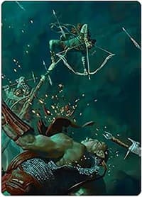 Legolas's Quick Reflexes Art Card - Art Series: Universes Beyond: The Lord of the Rings: Tales of Middle-earth - Magic: The Gathering card
