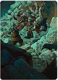 Gimli's Reckless Might Art Card - Art Series: Universes Beyond: The Lord of the Rings: Tales of Middle-earth - Magic: The Gathering card