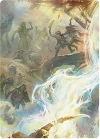 Arboreal Alliance Art Card - Art Series: Universes Beyond: The Lord of the Rings: Tales of Middle-earth - Magic: The Gathering card