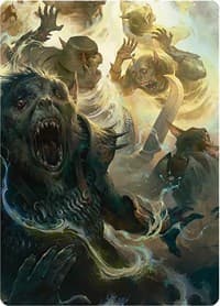 Galadriel's Dismissal Art Card - Art Series: Universes Beyond: The Lord of the Rings: Tales of Middle-earth - Magic: The Gathering card