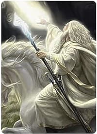Gandalf of the Secret Fire Art Card - Art Series: Universes Beyond: The Lord of the Rings: Tales of Middle-earth - Magic: The Gathering card