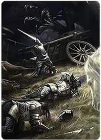 Courageous Resolve Art Card - Art Series: Universes Beyond: The Lord of the Rings: Tales of Middle-earth - Magic: The Gathering card