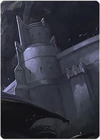 Rammas Echor, Ancient Shield Art Card - Art Series: Universes Beyond: The Lord of the Rings: Tales of Middle-earth - Magic: The Gathering card