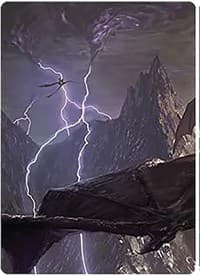 Call Forth the Tempest Art Card - Art Series: Universes Beyond: The Lord of the Rings: Tales of Middle-earth - Magic: The Gathering card