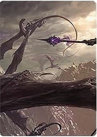 Nazgul Battle-Mace Art Card - Art Series: Universes Beyond: The Lord of the Rings: Tales of Middle-earth - Magic: The Gathering card