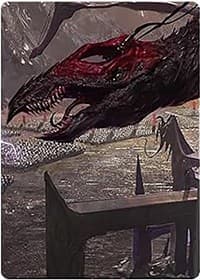Fell Beast of Mordor Art Card - Art Series: Universes Beyond: The Lord of the Rings: Tales of Middle-earth - Magic: The Gathering card