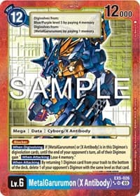 MetalGarurumon (X Antibody) (2 Star Alternate Art) - Animal Colosseum - Digimon Card Game card