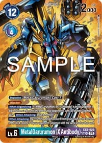 MetalGarurumon (X Antibody) (3 Star Alternate Art) - Animal Colosseum - Digimon Card Game card