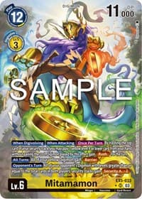 Mitamamon (Alternate Art) - Animal Colosseum - Digimon Card Game card