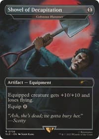 Shovel of Decapitation - Colossus Hammer - Secret Lair Drop Series - Magic: The Gathering card