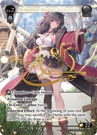 Arisanna, Master Alchemist (CSR) (005A) (ALC1E) - Alchemical Revolution - Grand Archive TCG card