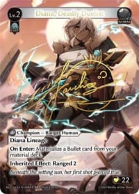 Diana, Deadly Duelist (CSR) (009A) (ALC1E) - Alchemical Revolution - Grand Archive TCG card