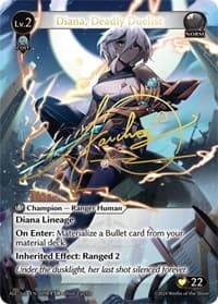Diana, Deadly Duelist (CSR) (009B) (ALC1E) - Alchemical Revolution - Grand Archive TCG card