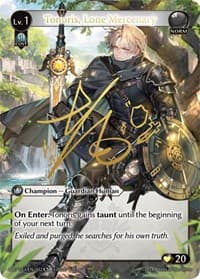Tonoris, Lone Mercenary (CSR) (ALC1E) - Alchemical Revolution - Grand Archive TCG card