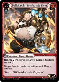 Polkhawk, Bombastic Shot - Alchemical Revolution - Grand Archive TCG card