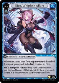 Nico, Whiplash Allure - Alchemical Revolution - Grand Archive TCG card