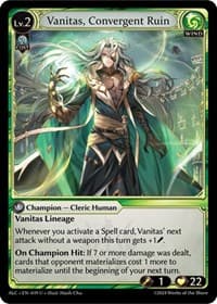 Vanitas, Convergent Ruin - Alchemical Revolution - Grand Archive TCG card