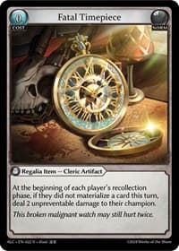 Fatal Timepiece - Alchemical Revolution - Grand Archive TCG card
