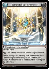 Temporal Spectrometer - Alchemical Revolution - Grand Archive TCG card