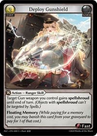 Deploy Gunshield - Alchemical Revolution - Grand Archive TCG card