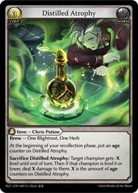 Distilled Atrophy - Alchemical Revolution - Grand Archive TCG card
