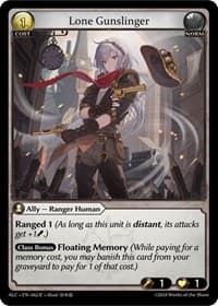 Lone Gunslinger - Alchemical Revolution - Grand Archive TCG card