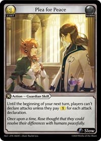 Plea for Peace - Alchemical Revolution - Grand Archive TCG card