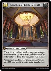 Sanctum of Esoteric Truth - Alchemical Revolution - Grand Archive TCG card