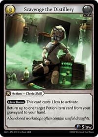 Scavenge the Distillery - Alchemical Revolution - Grand Archive TCG card