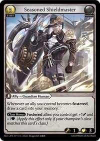 Seasoned Shieldmaster - Alchemical Revolution - Grand Archive TCG card