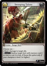 Swooping Talons - Alchemical Revolution - Grand Archive TCG card