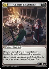 Unearth Revelations - Alchemical Revolution - Grand Archive TCG card