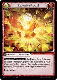 Explosive Fractal - Alchemical Revolution - Grand Archive TCG card