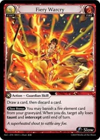 Fiery Warcry - Alchemical Revolution - Grand Archive TCG card