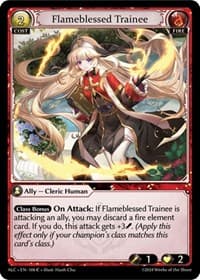 Flameblessed Trainee - Alchemical Revolution - Grand Archive TCG card