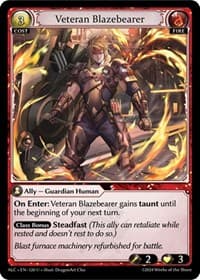 Veteran Blazebearer - Alchemical Revolution - Grand Archive TCG card