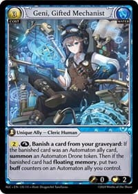 Geni, Gifted Mechanist - Alchemical Revolution - Grand Archive TCG card
