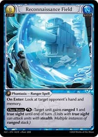 Reconnaissance Field - Alchemical Revolution - Grand Archive TCG card