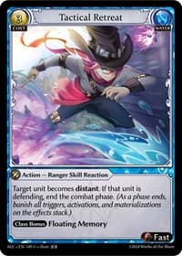 Tactical Retreat - Alchemical Revolution - Grand Archive TCG card