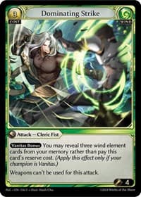 Dominating Strike - Alchemical Revolution - Grand Archive TCG card