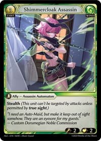 Shimmercloak Assassin - Alchemical Revolution - Grand Archive TCG card