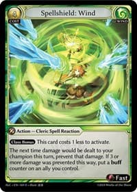 Spellshield: Wind - Alchemical Revolution - Grand Archive TCG card