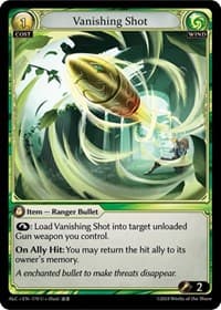 Vanishing Shot - Alchemical Revolution - Grand Archive TCG card
