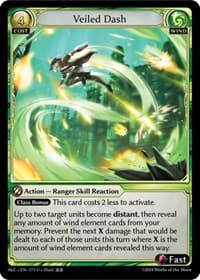 Veiled Dash - Alchemical Revolution - Grand Archive TCG card