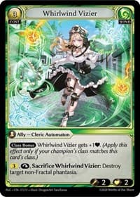 Whirlwind Vizier - Alchemical Revolution - Grand Archive TCG card